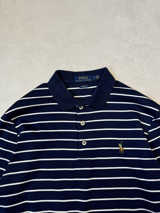 Чоловіче поло Polo Ralph Lauren в полоску оригінал мужская футболка