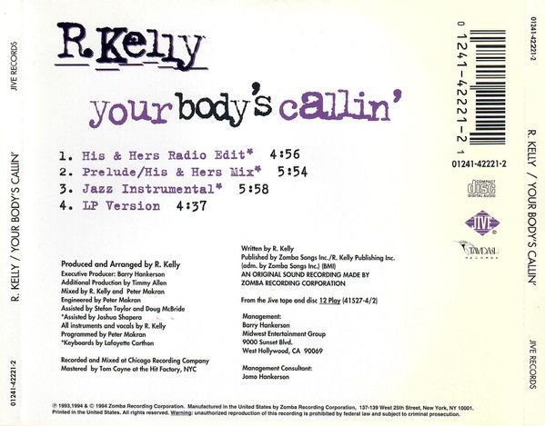 R. Kelly - Your Body's Callin' (The Remixes)