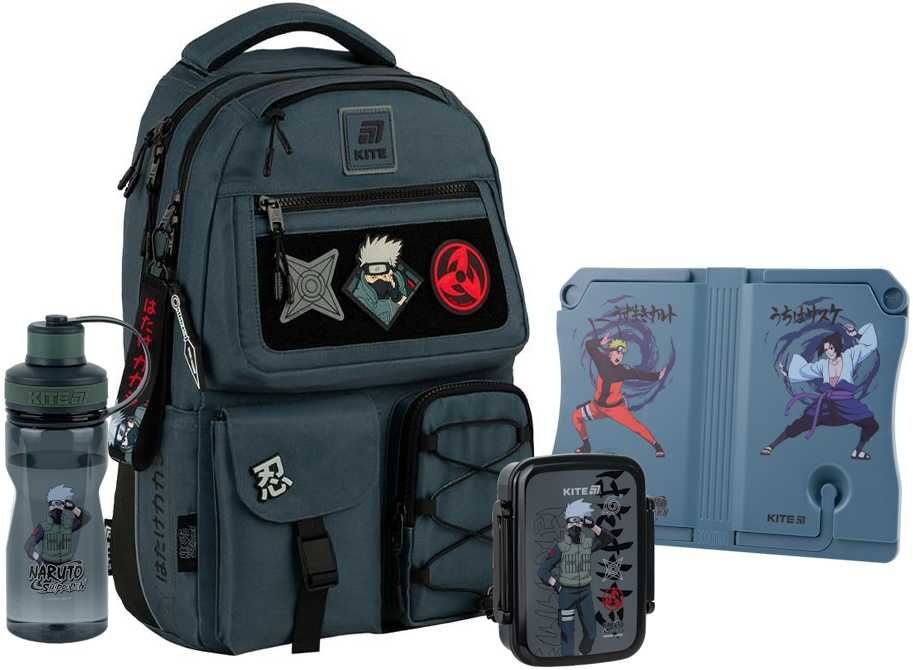 Рюкзак Kite Education teens Naruto + пляшечка + ланч + підставка