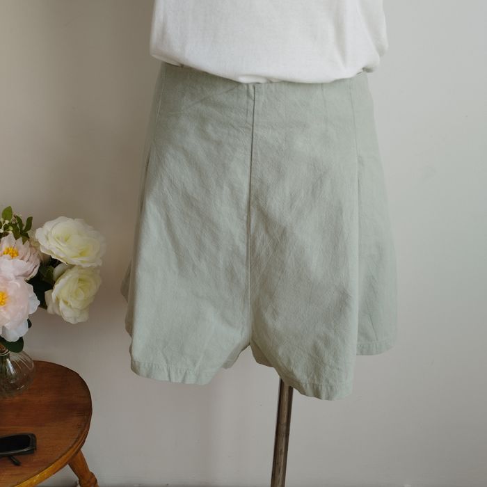 ASOS Design szorty bawełniane miętowe khaki, r. 46, wysoki stan
