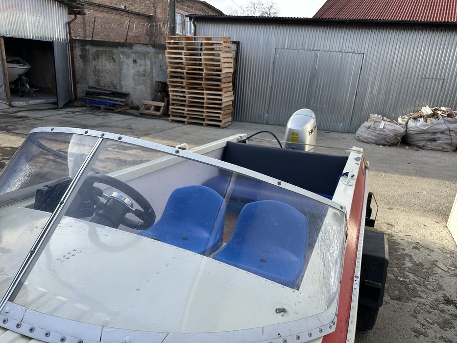 Катер Ока 4  з мотором Хонда 50