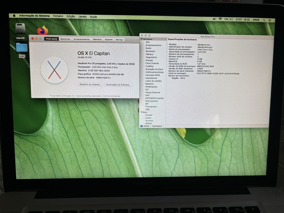 MacBook Pro 15” Apple | SSD 500 GB | 8 GB RAM | Bateria Nova