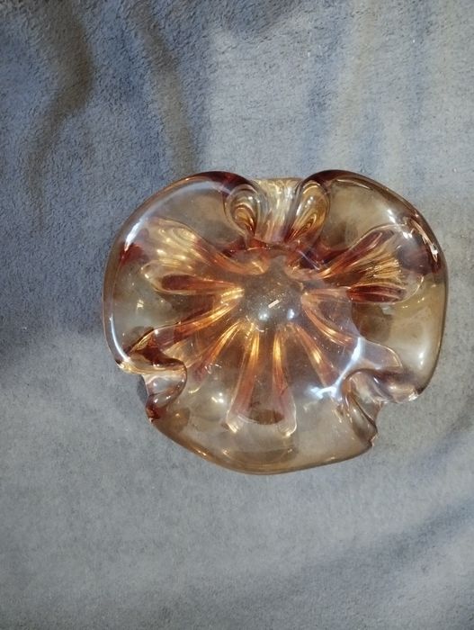 Пепельница попільничка чеське скло