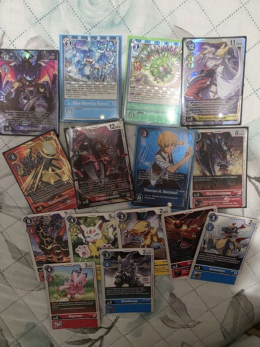 Lote Cartas Digimon TCG originais /vários sets