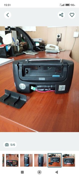 Радиоприемник Moratti, Tecsun R-303 с аккумулятором 18650.