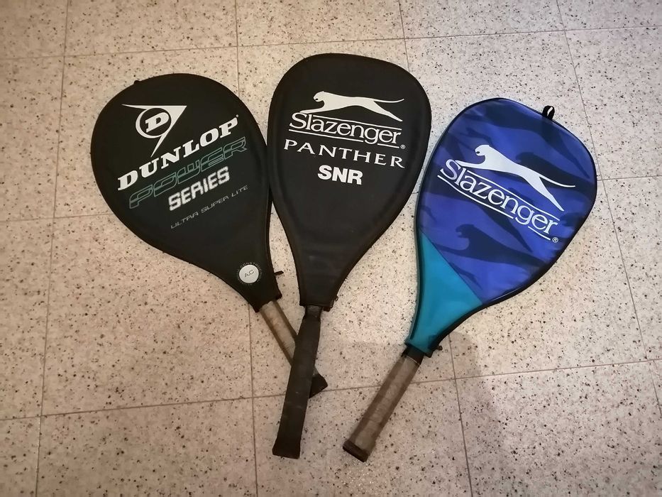 Raquete Ténis (Dunlop ou Slazenger) - com capa