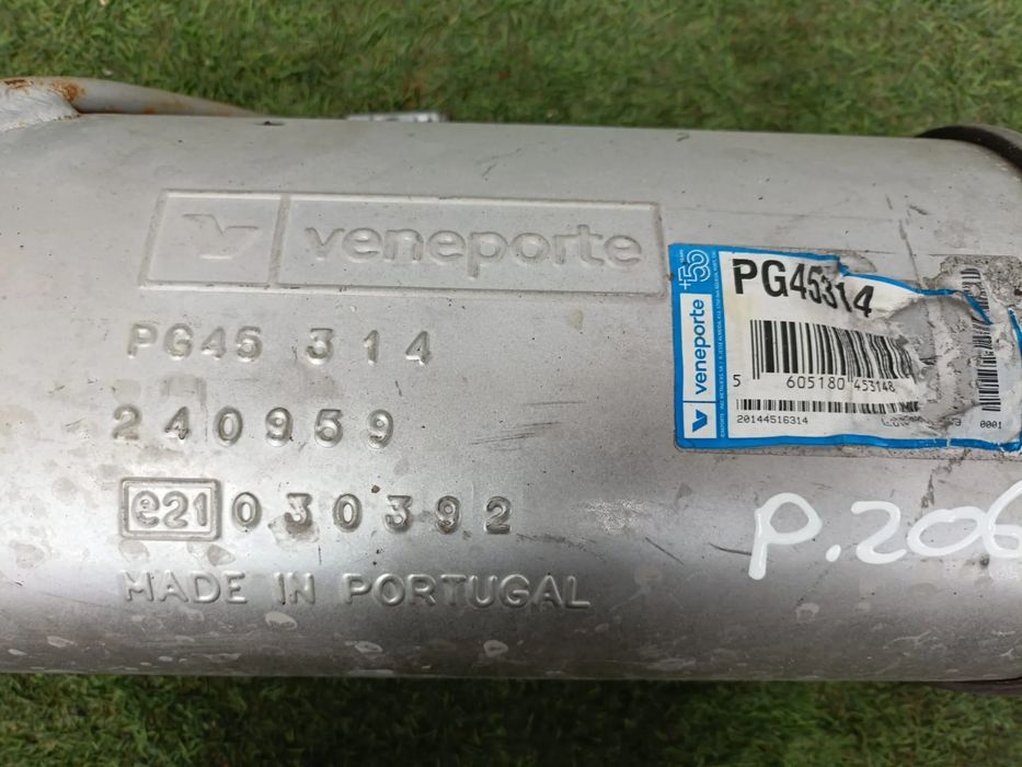 Panela de escape PEUGEOT 206 (2A/C)