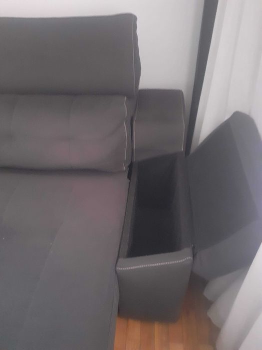 Sofa 3 lugares com chaise longue