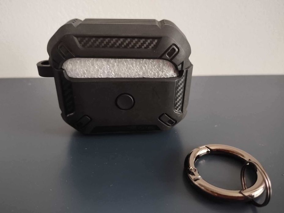 Etui AirPods 3 case obudowa na słuchawki bezprzewodowe Czarno Zielone