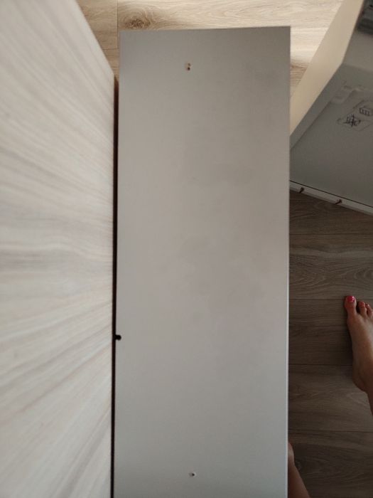 2 x Besta biala, polki, prowadnica  Ikea