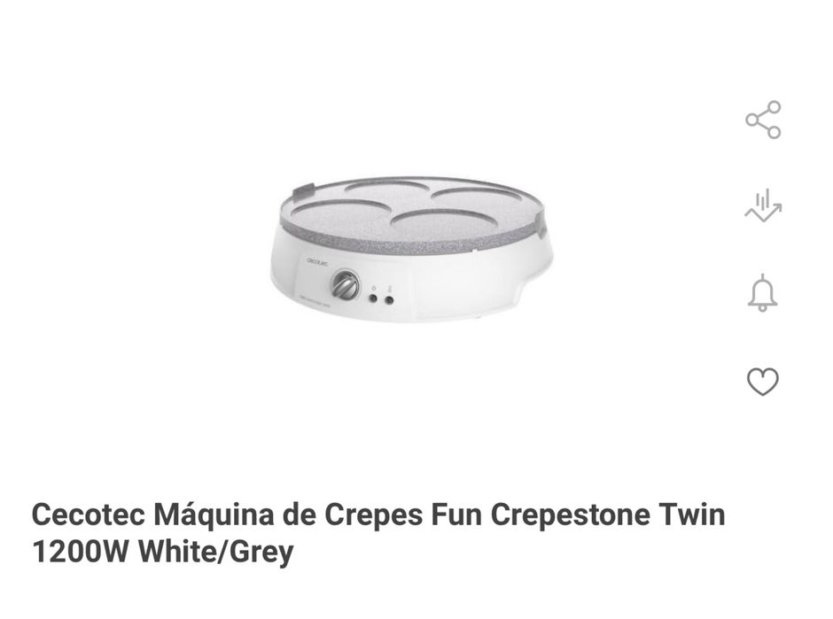 Maquina de panquecas e crepes (Cecotec)