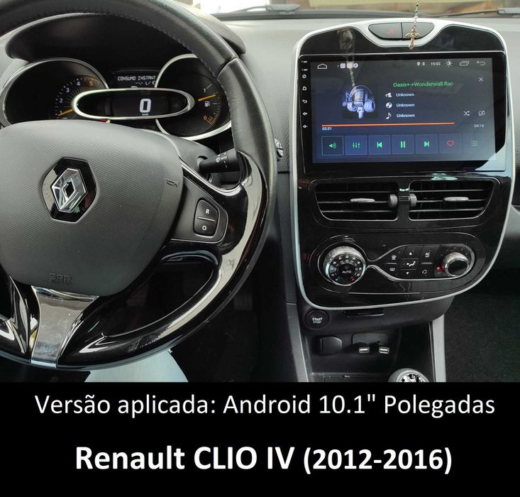 (NOVO) Rádio 2DIN • Renault Clio (4) IV (2012 a 2020) • Android 4+64GB