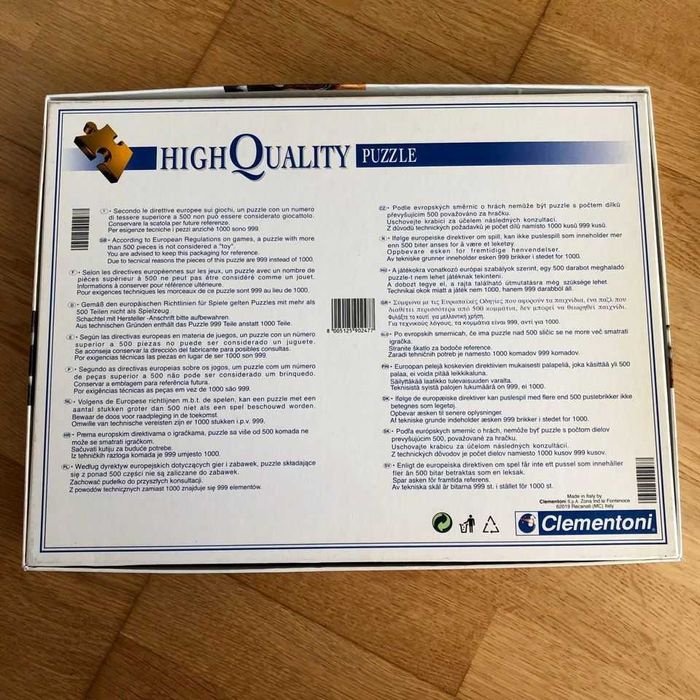 Puzzle 1000 peças High Quality - Gato em rede de pesca