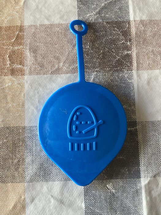 1 tampa plástica limpa brisas em cor azul para carro honda