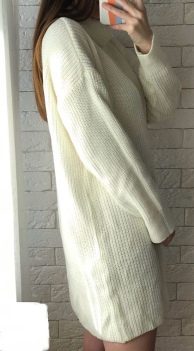 Молочне тепле плаття