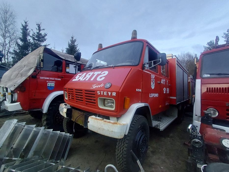 STEYR 690 pożarniczy  camper 4x4 reduktor straż