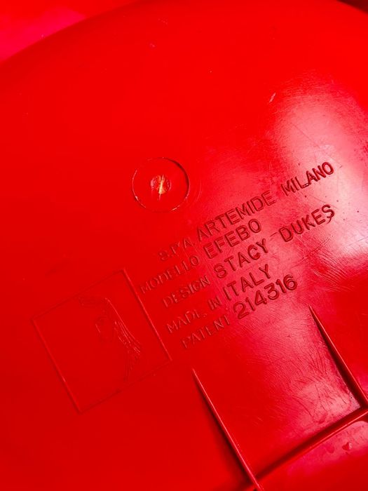 Cadeira vermelha Efebo - Artemide