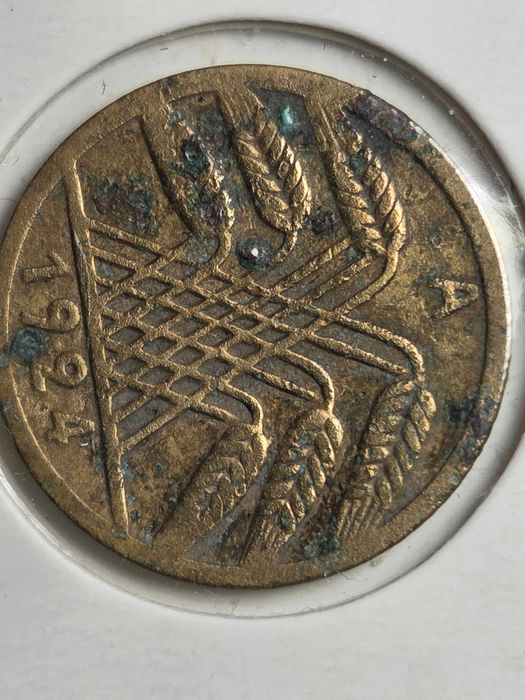 5 Renten Pfennig 1924 rok