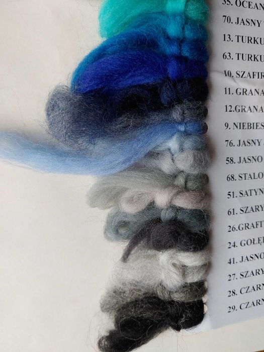 Olbrzymia czapka z wełny merynosa kapelusz handmade