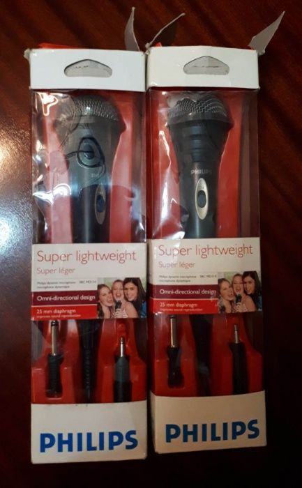 Conjunto 2 Microfones Philips64284360671874122