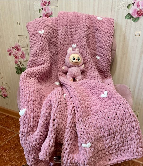 Плед ручної роботи 110*150