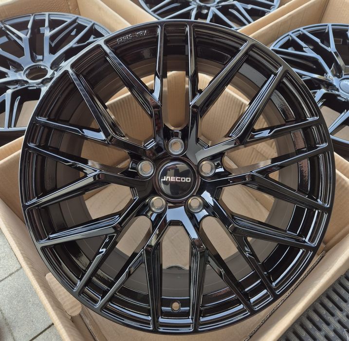 #RS4 Alufelgi R18 5x108 OMODA JAECOO Nowe Czarne TPMS śruby