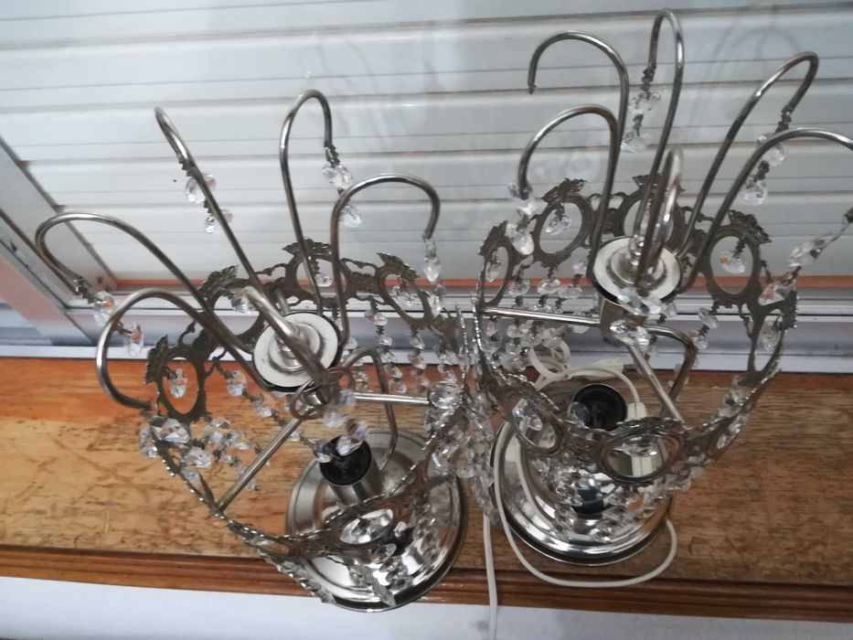 Candeeiros de quarto em cristal