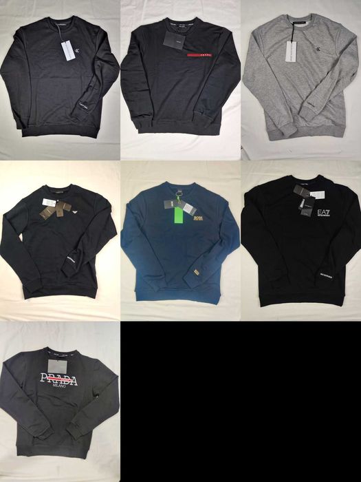 Bluza męska okragla Armani Calvin Klein Prada OUTLET