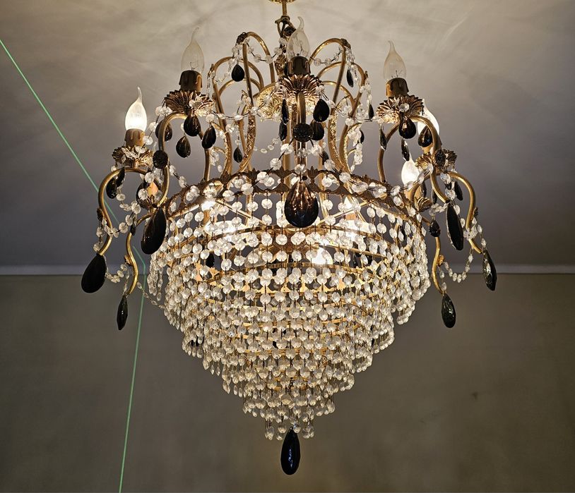 Lustre de cristal incrível neo clássico.