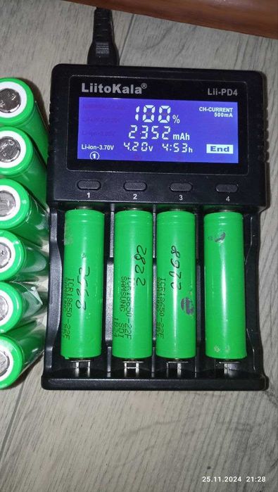 Li-ion ICR18650-  , Ємність 2000 мАгод\ samsung