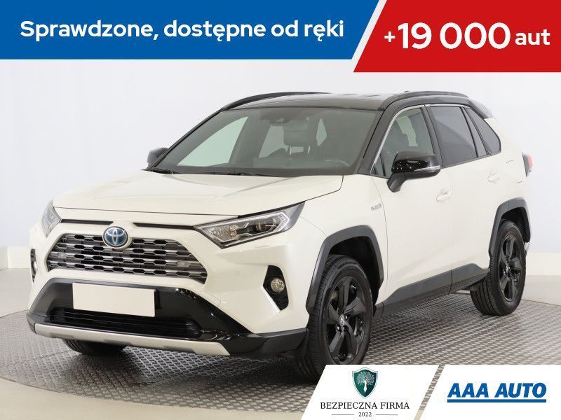 Toyota Rav Hybrid, Salon Polska, Serwis Aso, Automat, Skóra,