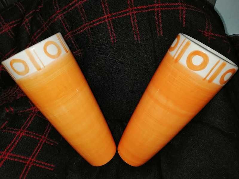 2 Jarras Cerâmica de casco laranja