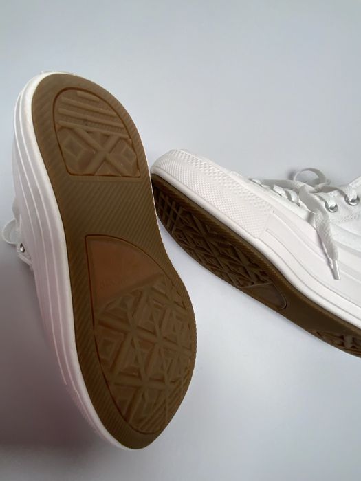 Білі кеди Converse на платформі, р.39