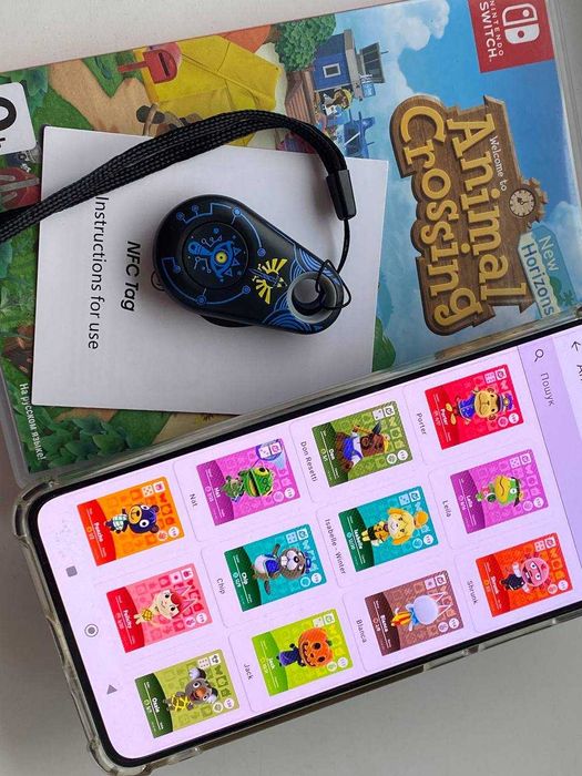 Брелок Amibo. Animal Crossing (AmiboLink для Nintendo Switch 1/2)