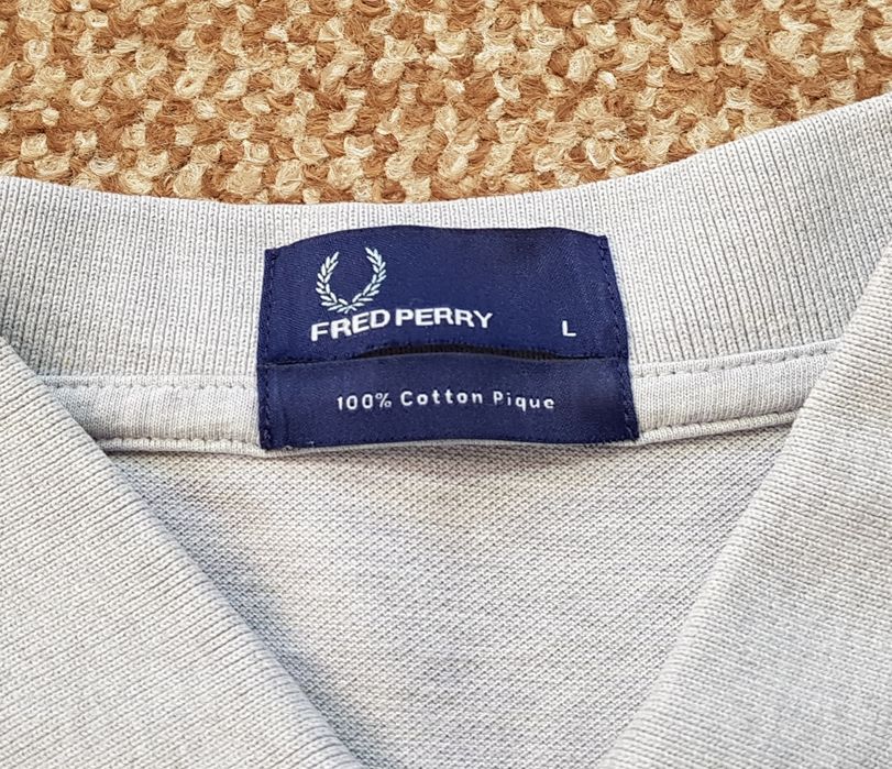 поло FRED PERRY футболка оригінал L сіре