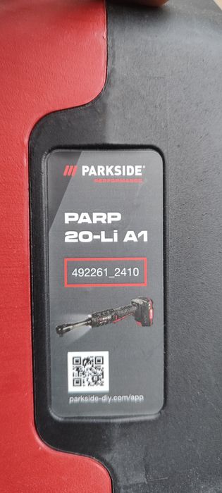 Walizka Parkside PARP 20-Li A1
