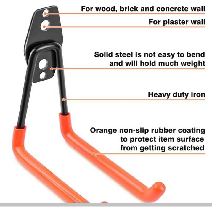 Suporte de parede para bicicletas, NOVO!