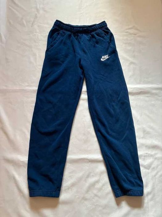Spodnie Dresy Nike Granatowe S logo swoosh baggy szerokie