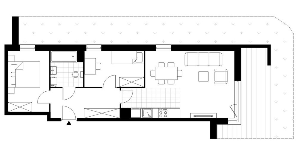 3-pokojowe mieszkanie 54 m² + ogródek Bez Prowizji - Widok 4