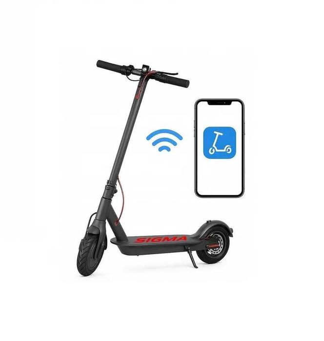 Hulajnoga Elektryczna SIGMA LED 20 KM/H 6AH DLA Dzieci I Dorosłych