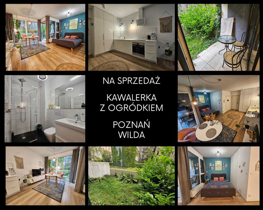 Ciche studio 29m2 z ogródkiem i loggią | Przemysłowa 33 (Wilda) | Nowy budynek