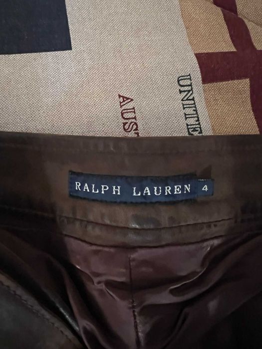 Calças Pele Polo Ralph Lauren