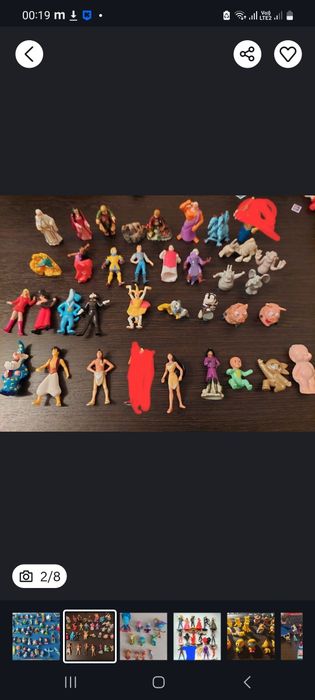 Продам киндерные игрушки из разных серий