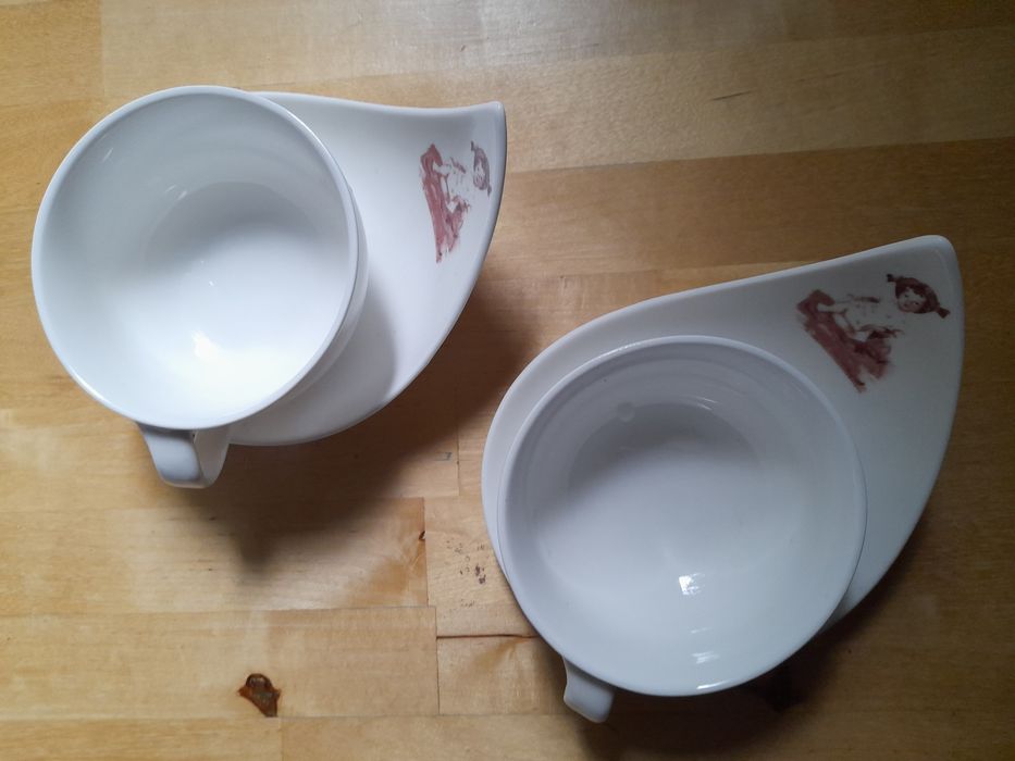 Filiżanka z talerzykiem łezka x2 Essence 1869