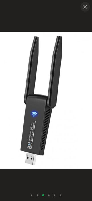Двухдіапазонний USB Wi-Fi адаптер 2.4/5GHz 1300 Mbps Wireless Lan Card