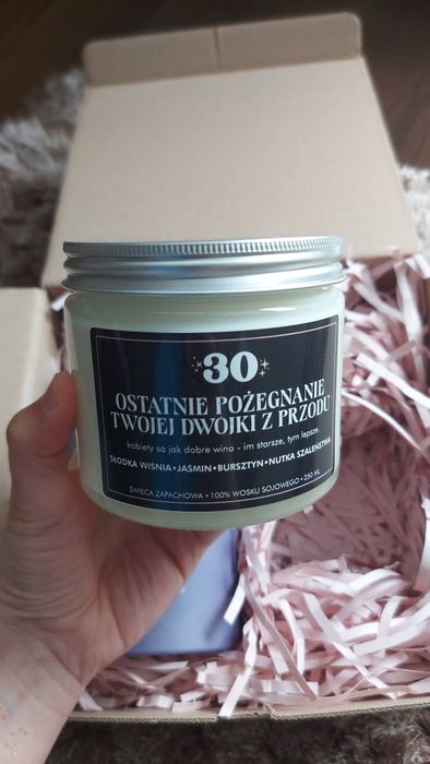 Zestaw prezentowy Zołza herbata świeczka nowy z metką