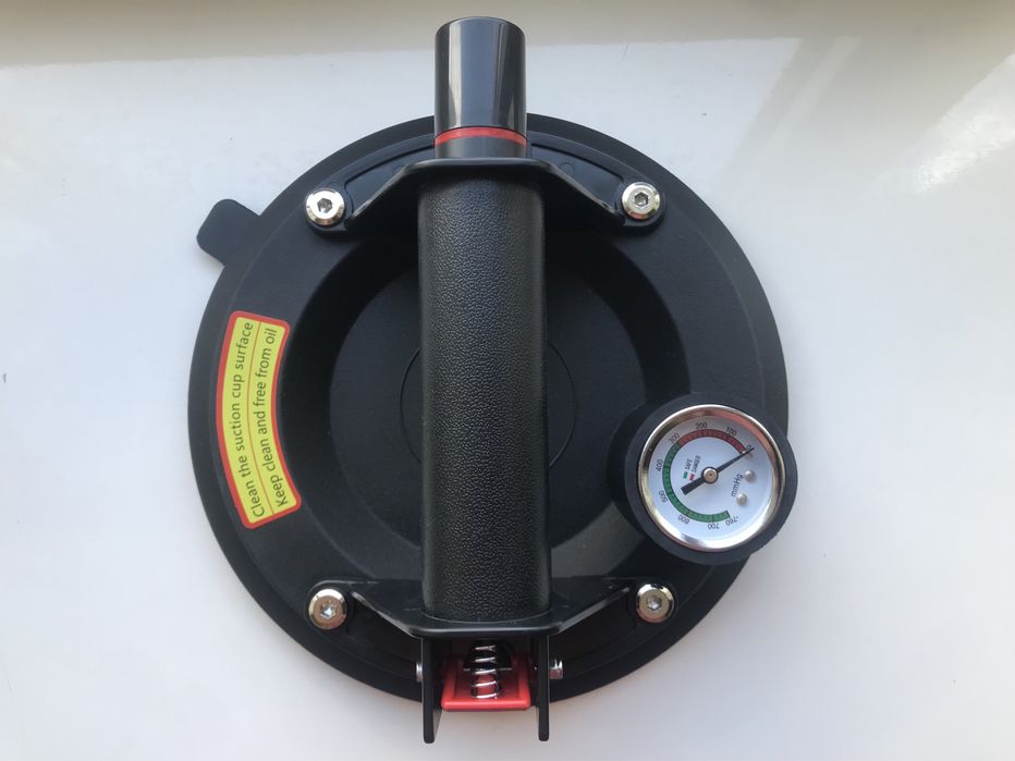 Присоска вакуумна з манометром для плитки, 250кг
