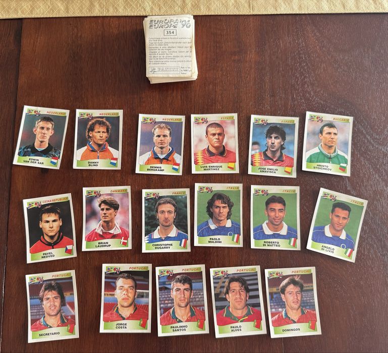 Cromos Euro 1996