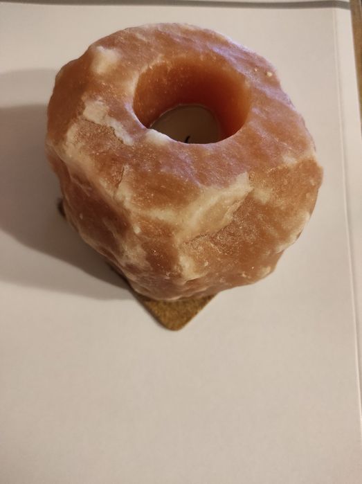 Świecznik solny na tea light