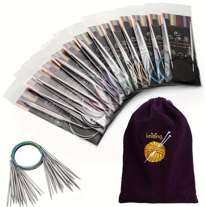 Набір спиць 9 пар нові